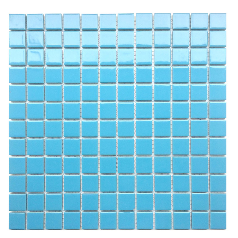 23x23mm asian square pattern glossy mosaic