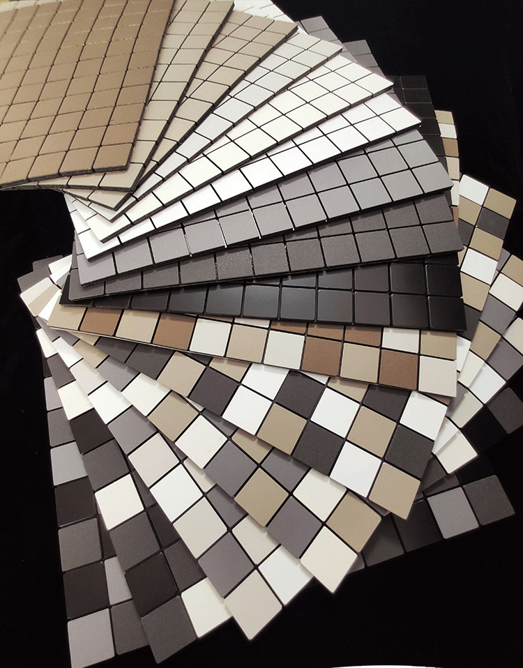 Easy to install PVC composite peel and stick backsplash mosaic wall tile for kitchen and bathroom decoration